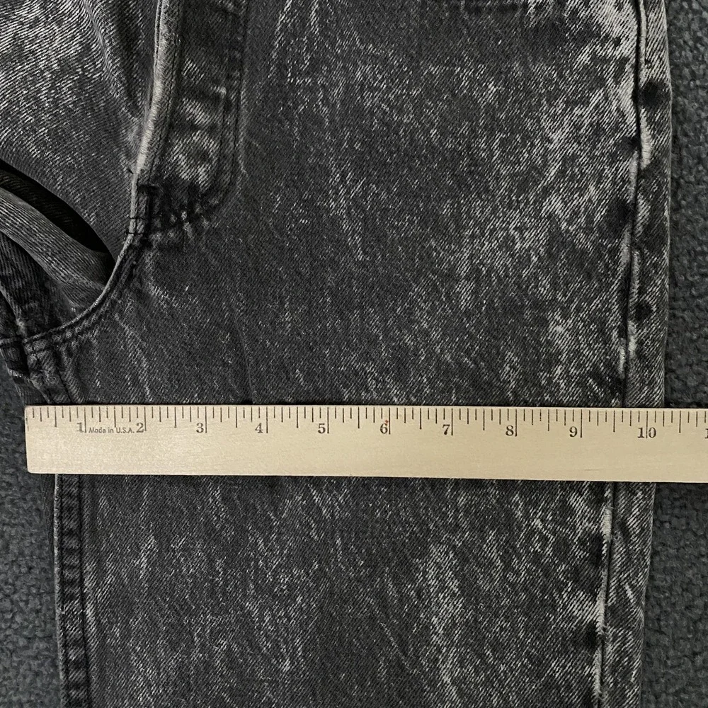 Vintage Levi's 501 Jeans FITS 27x30 Acid Wash Straight Leg Button Fly Made USA - Picture 13 of 15